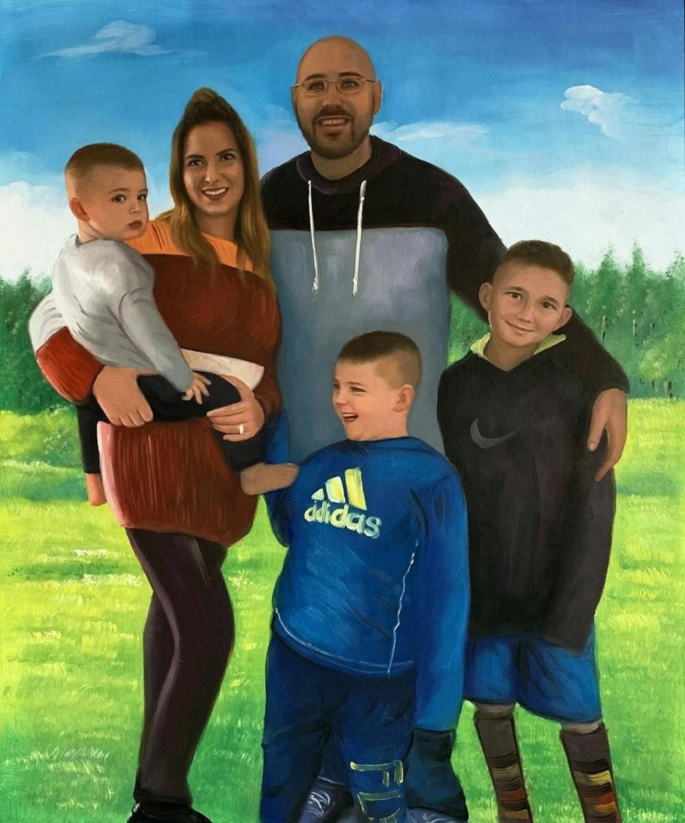 Artist-Rendered Painting