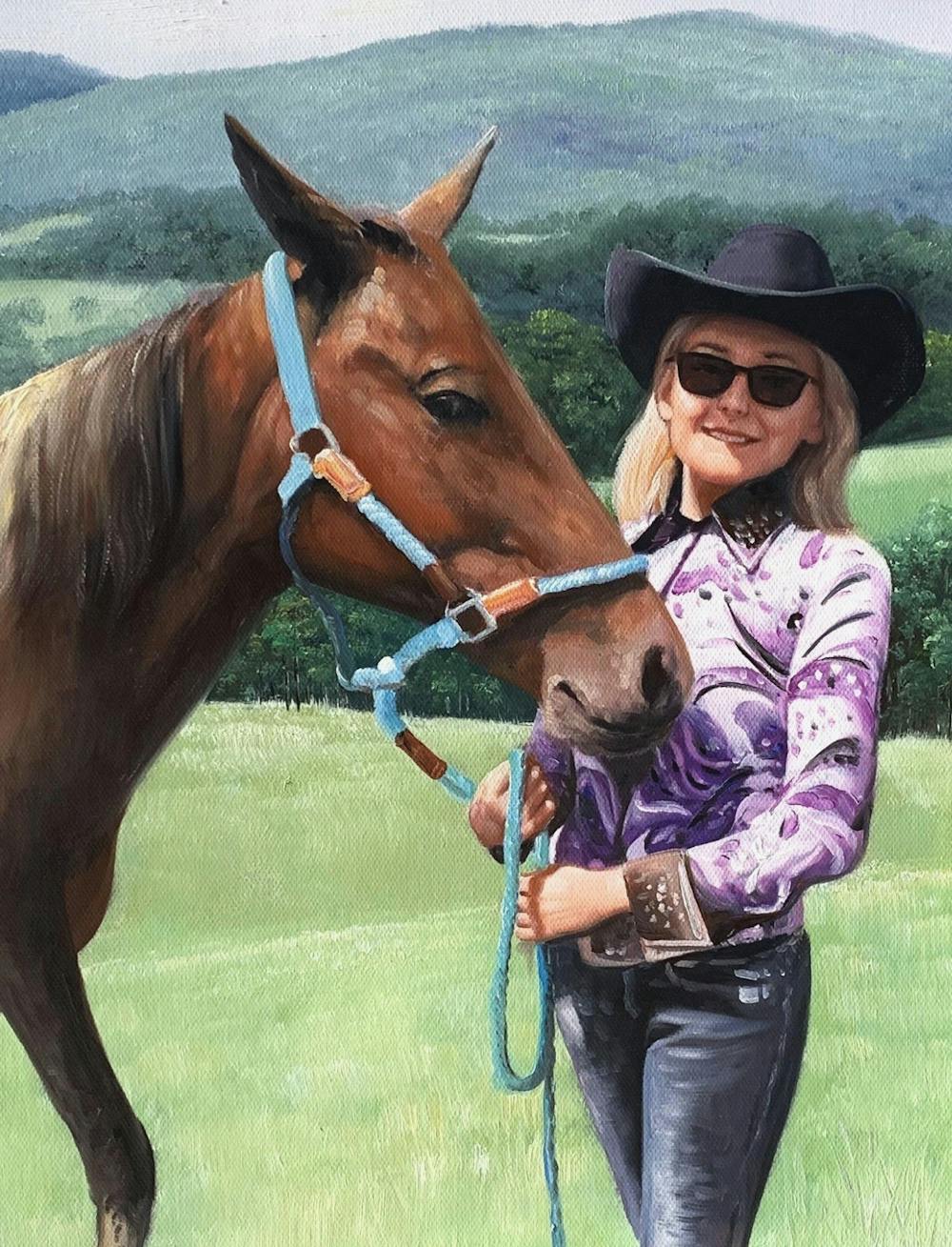 Artist-Rendered Painting