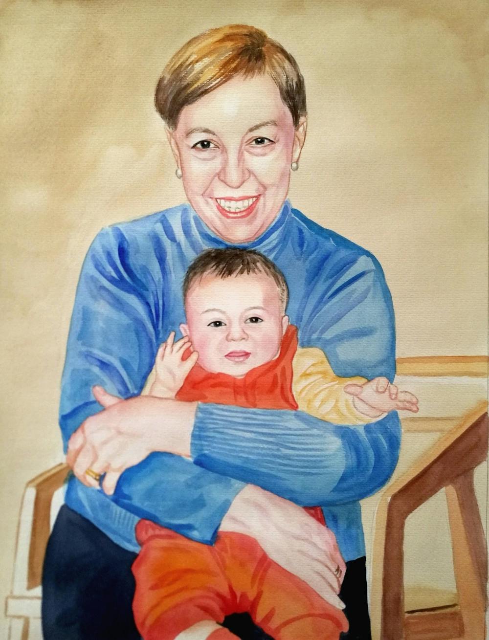 Artist-Rendered Painting