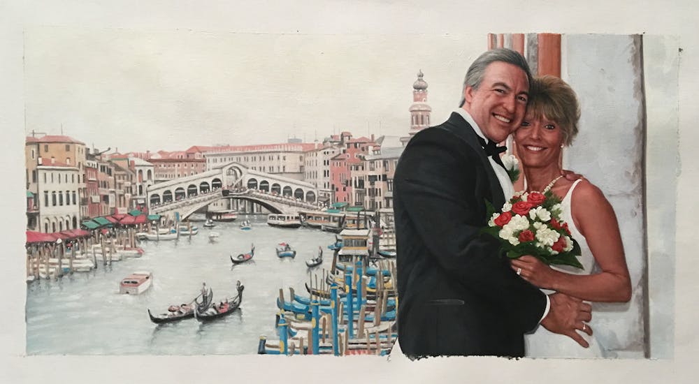 Artist-Rendered Painting