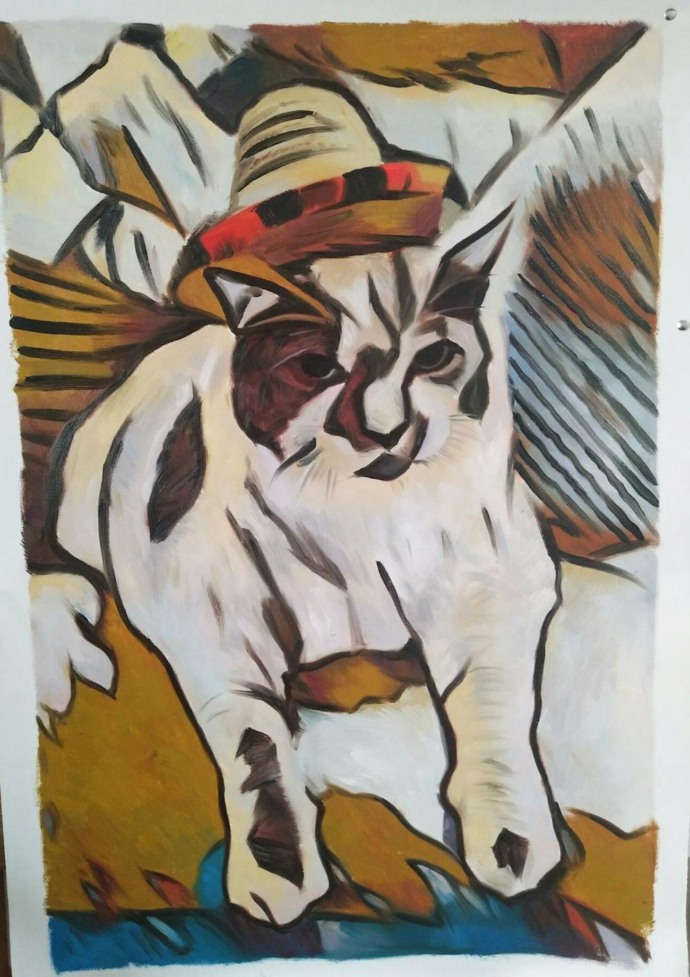 Artist-Rendered Painting