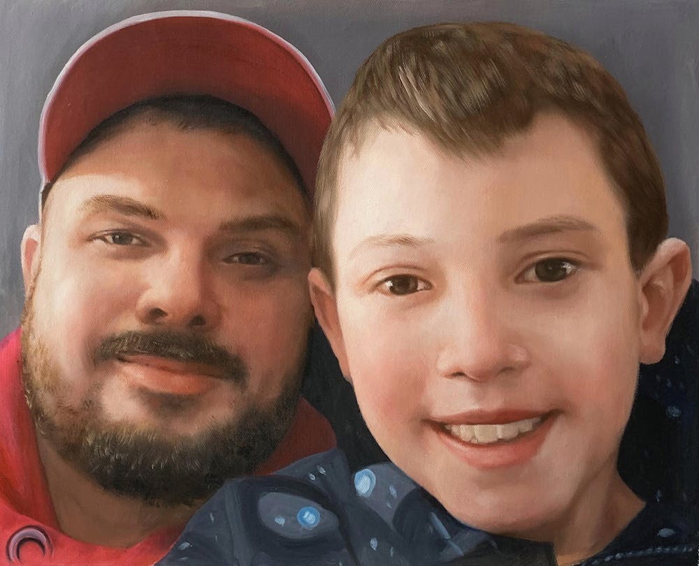 Artist-Rendered Painting