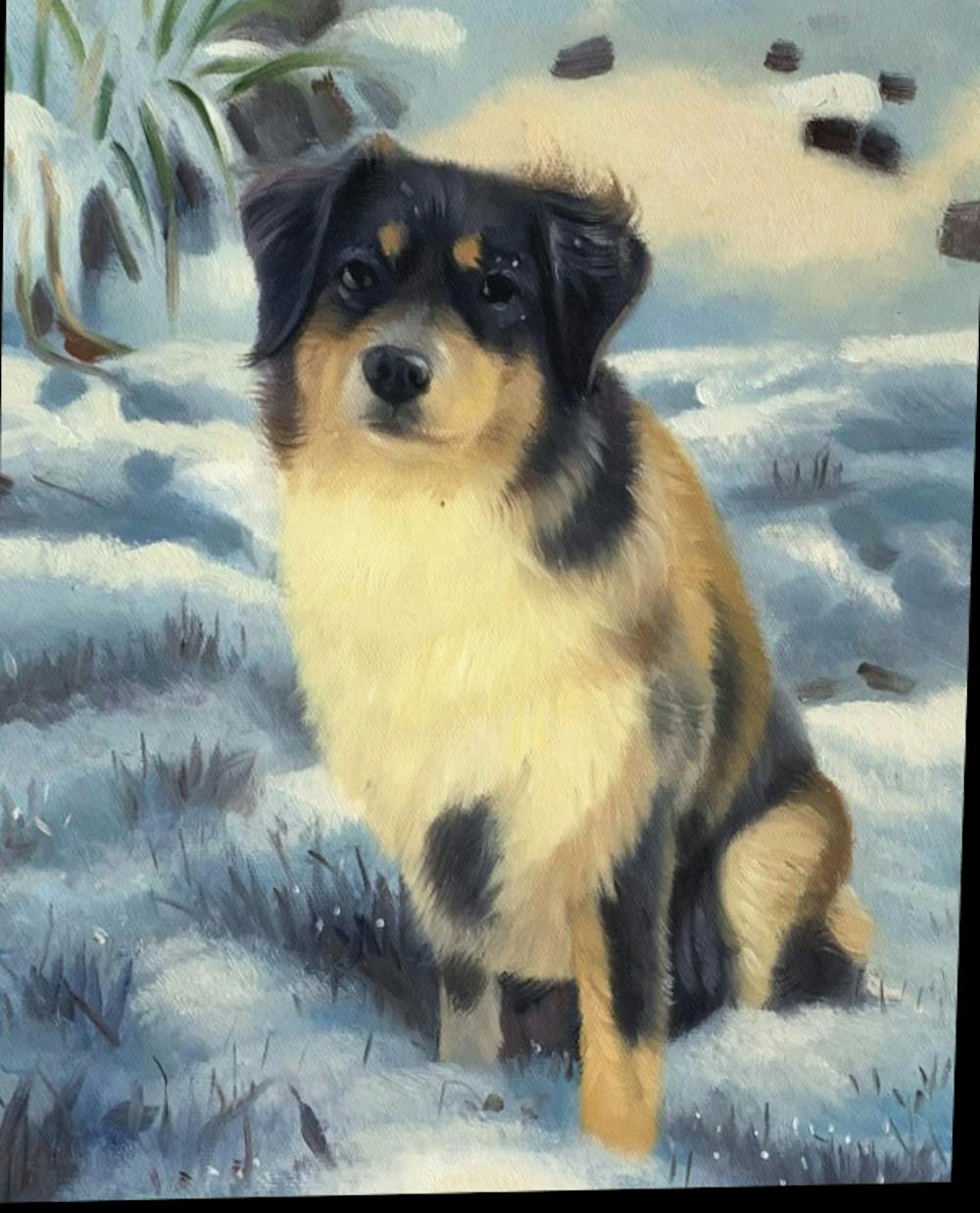 Artist-Rendered Painting