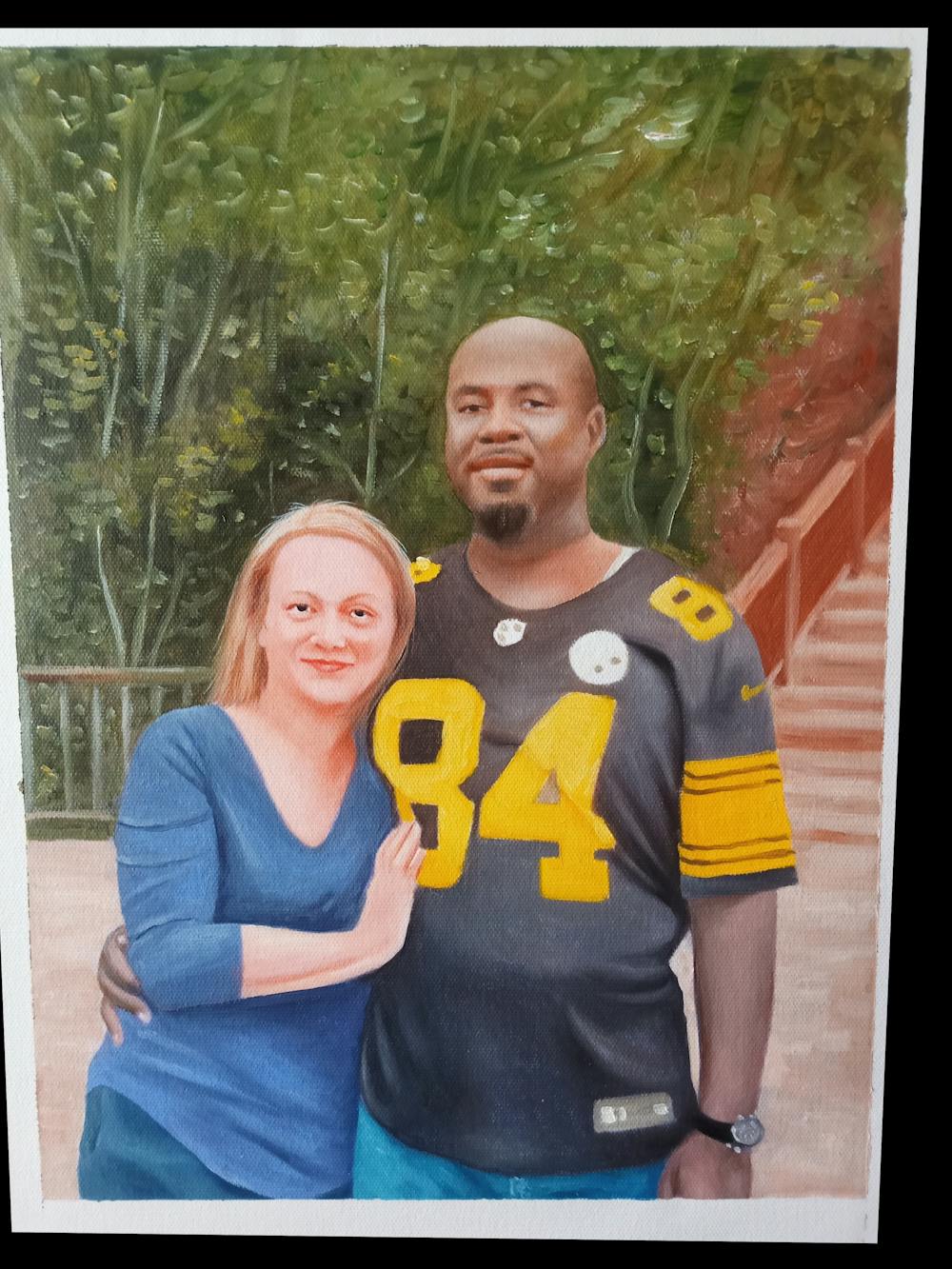 Artist-Rendered Painting