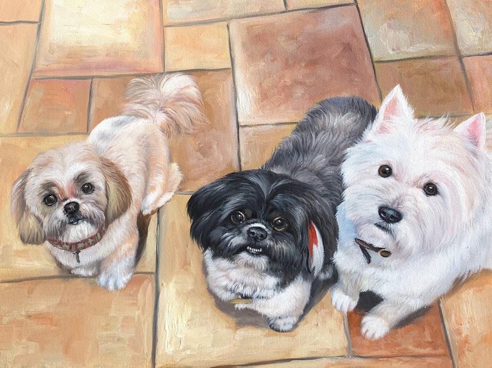 Artist-Rendered Painting