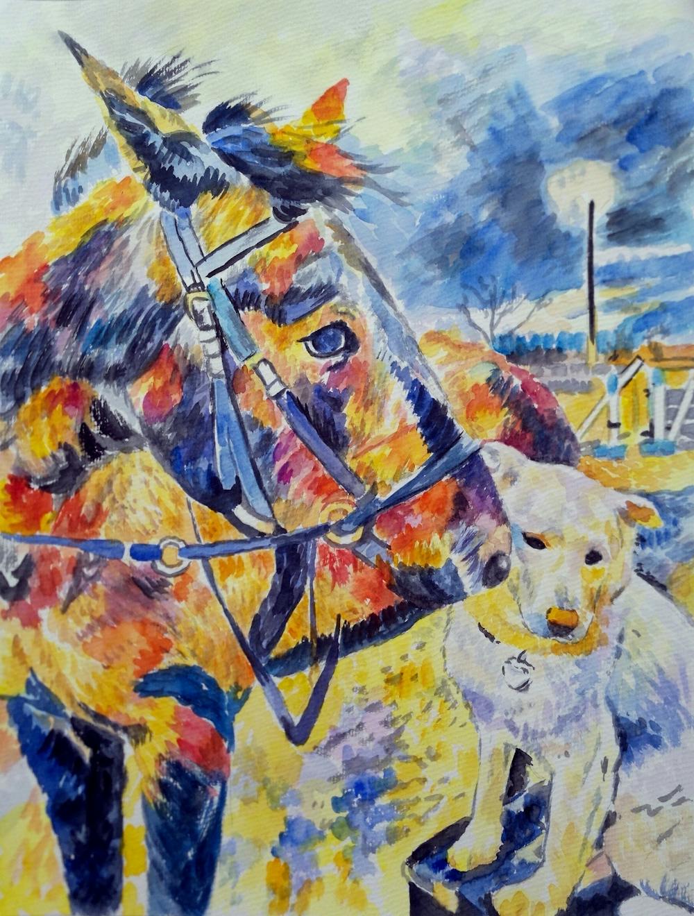 Artist-Rendered Painting