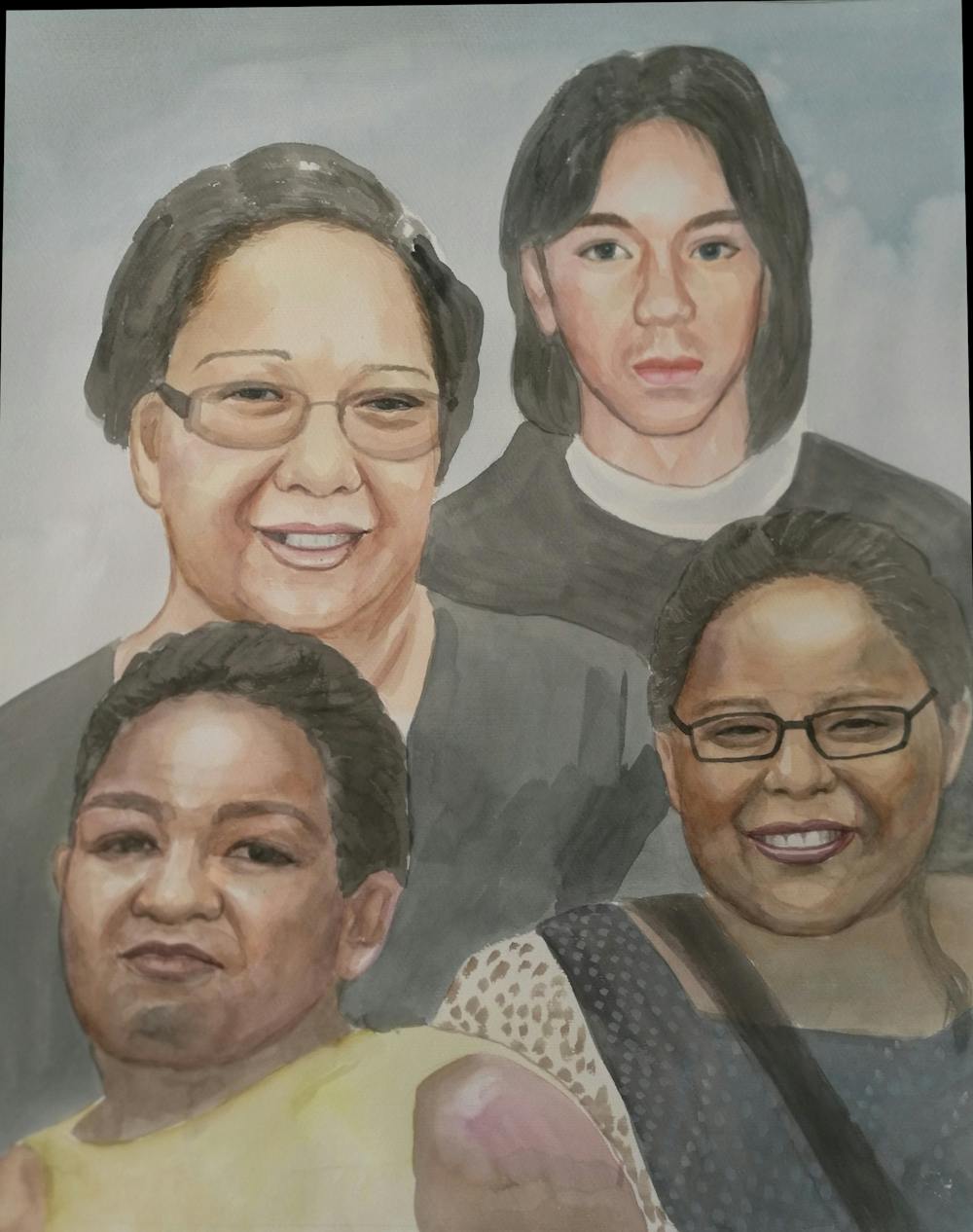 Artist-Rendered Painting