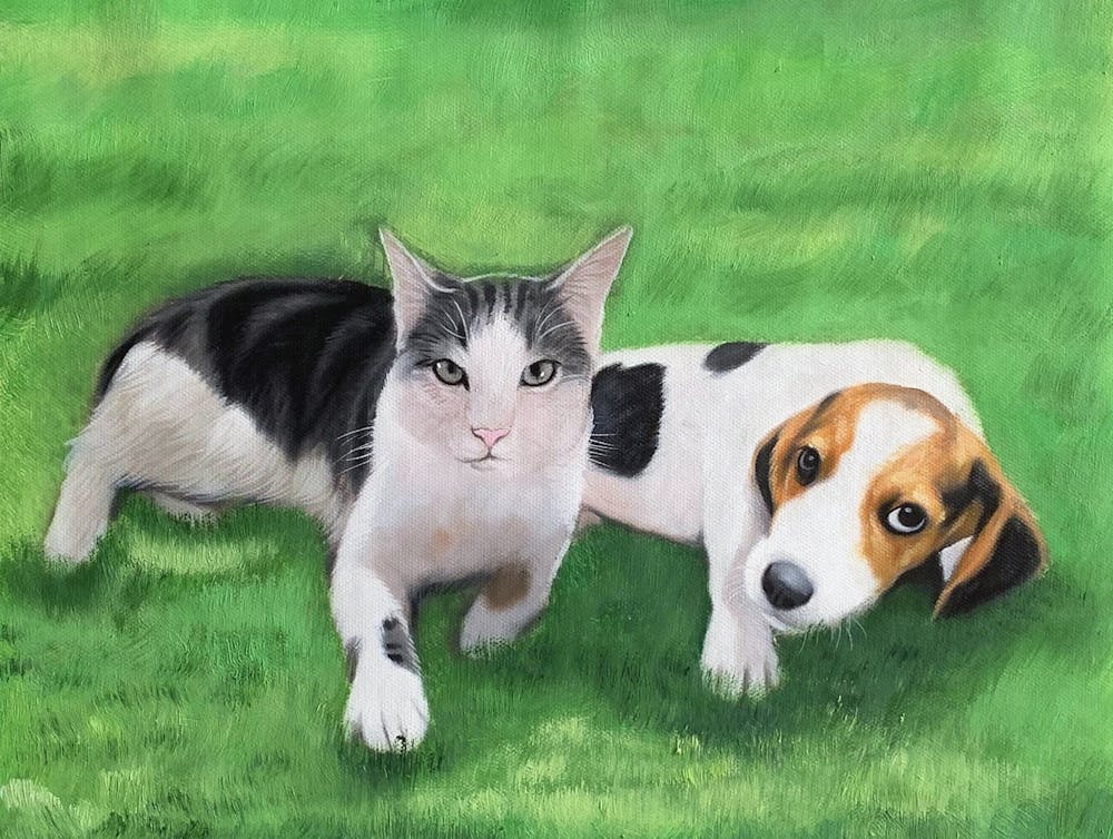 Artist-Rendered Painting