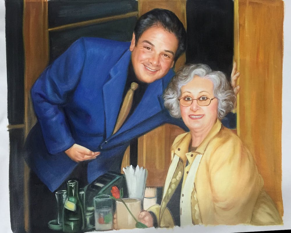 Artist-Rendered Painting