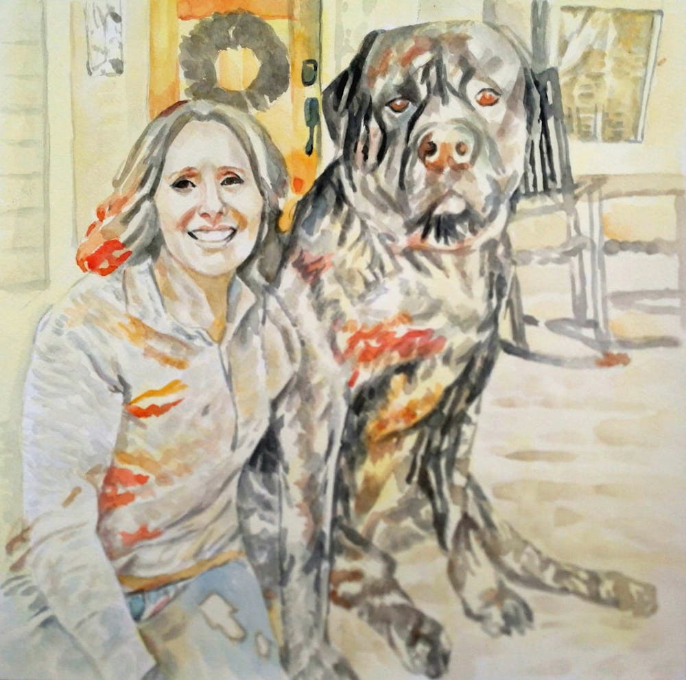 Artist-Rendered Painting