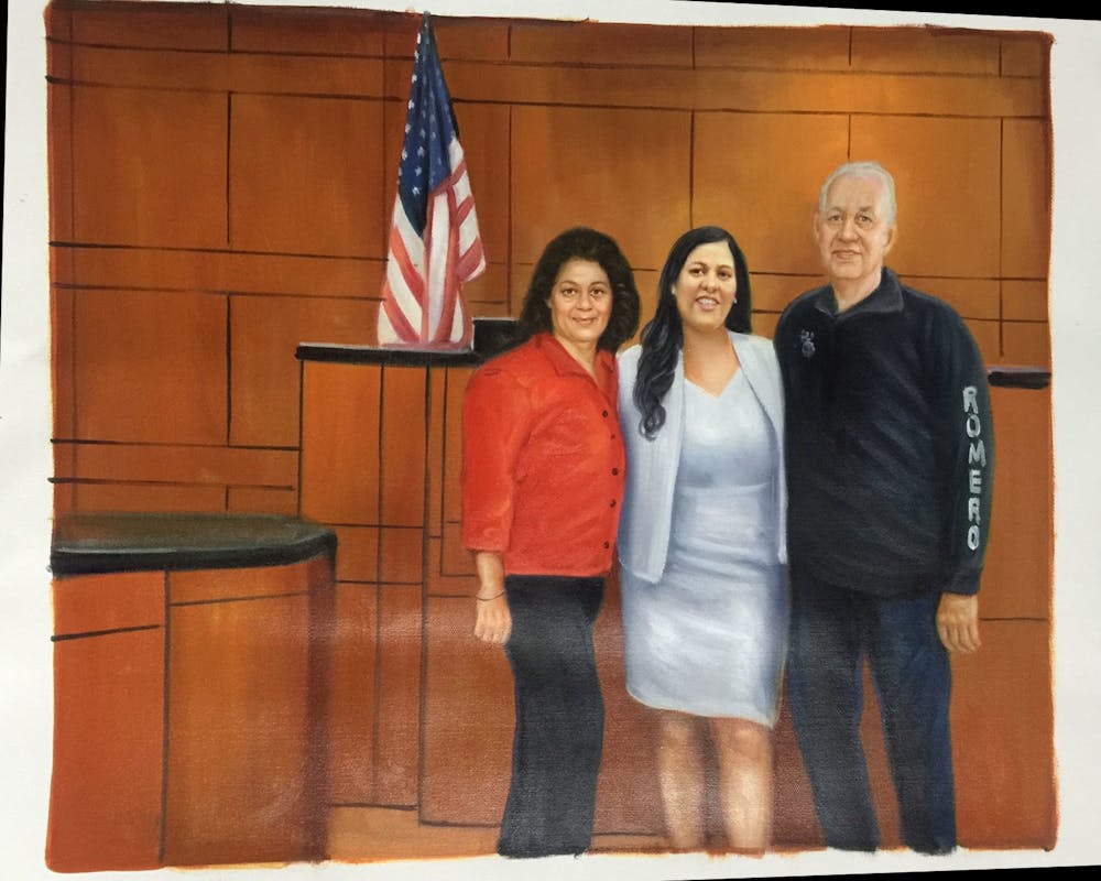 Artist-Rendered Painting