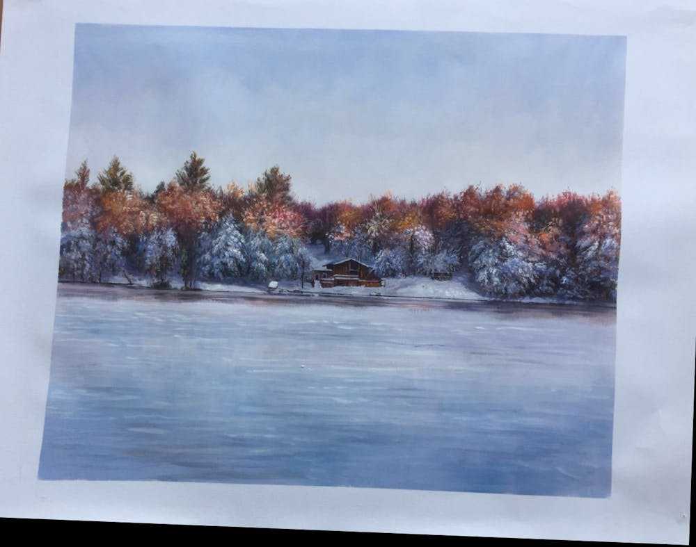 Artist-Rendered Painting