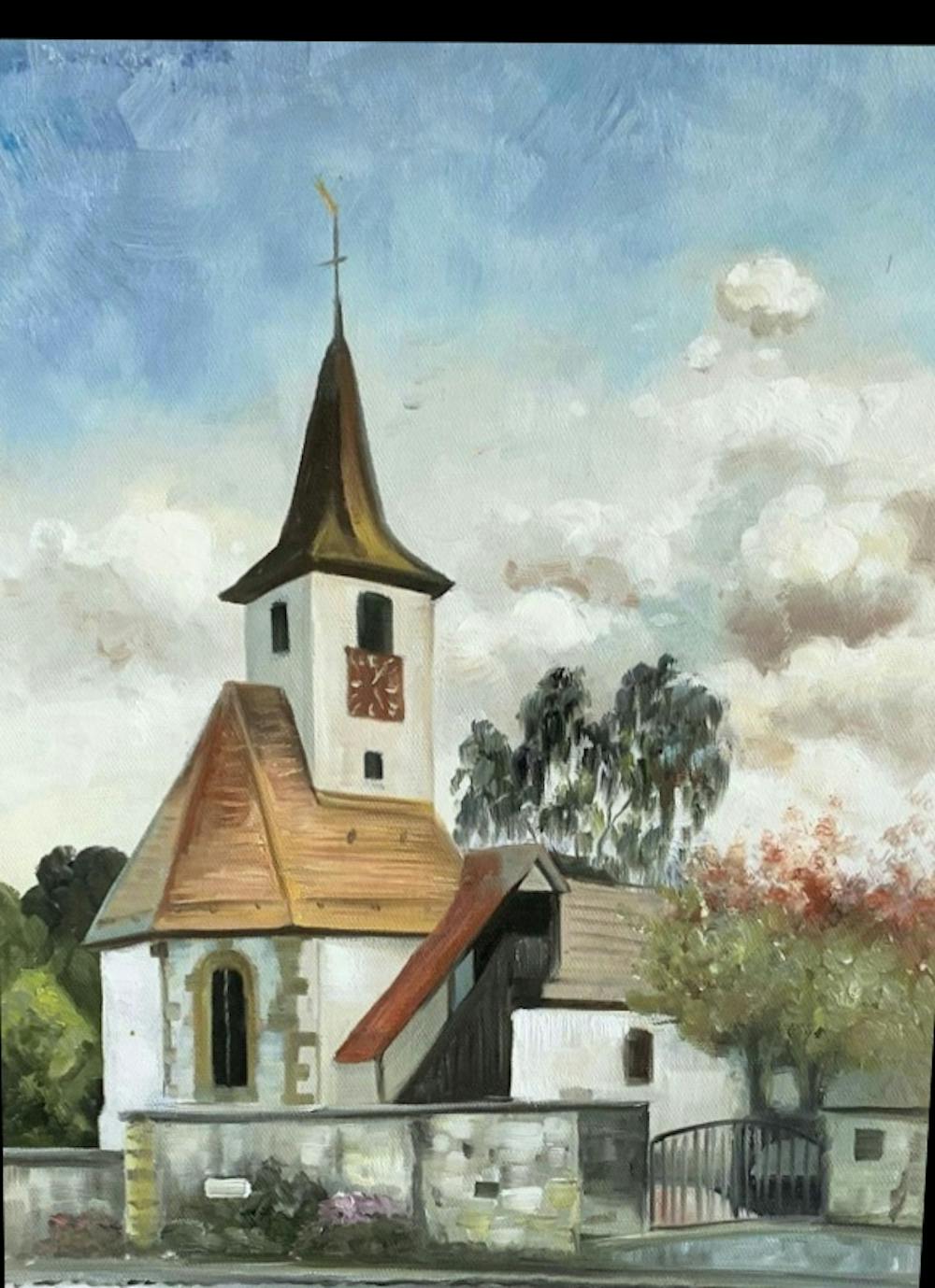 Artist-Rendered Painting