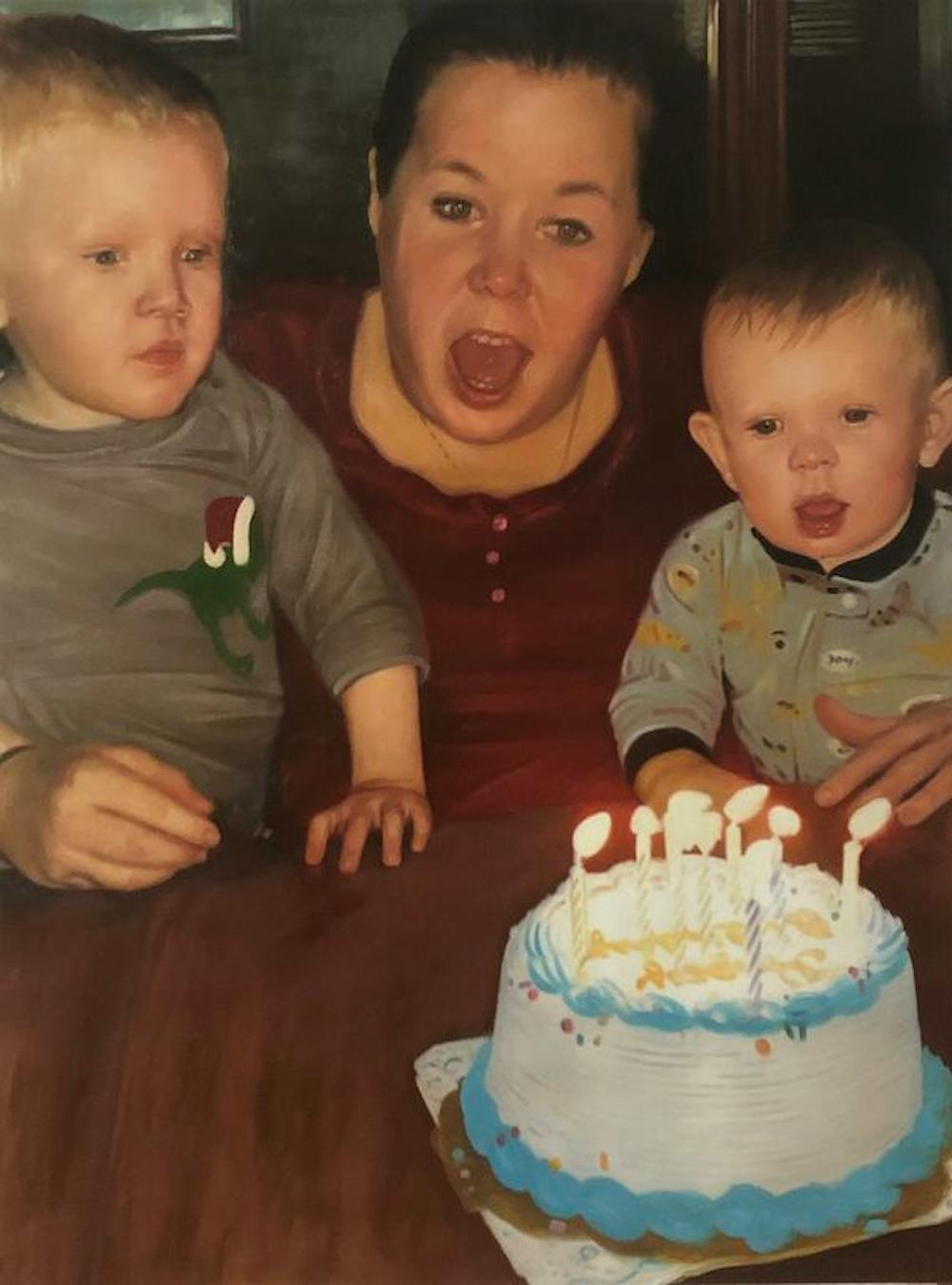 Artist-Rendered Painting