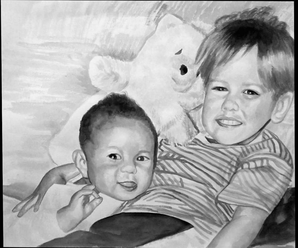 Artist-Rendered Painting