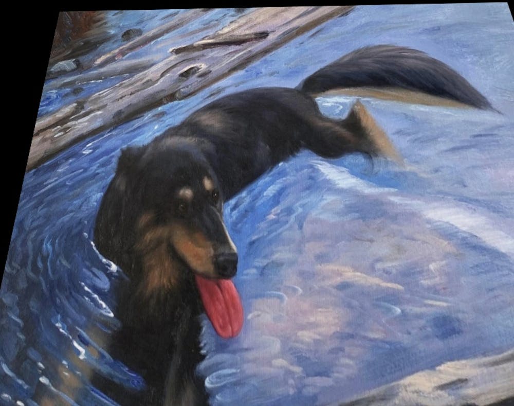 Artist-Rendered Painting