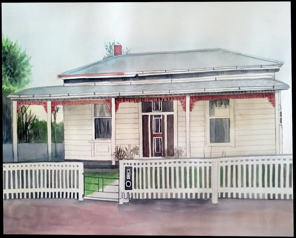 Artist-Rendered Painting