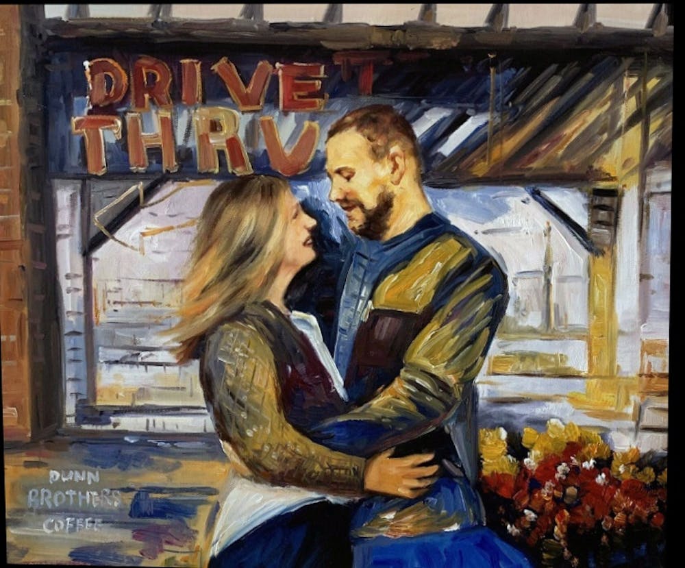 Artist-Rendered Painting