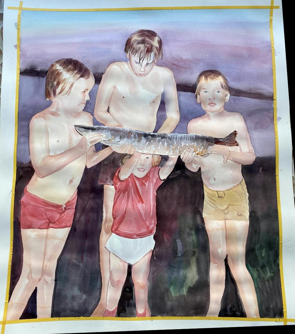 Artist-Rendered Painting