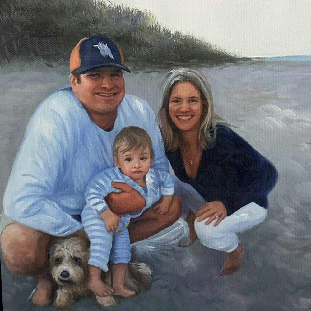 Artist-Rendered Painting