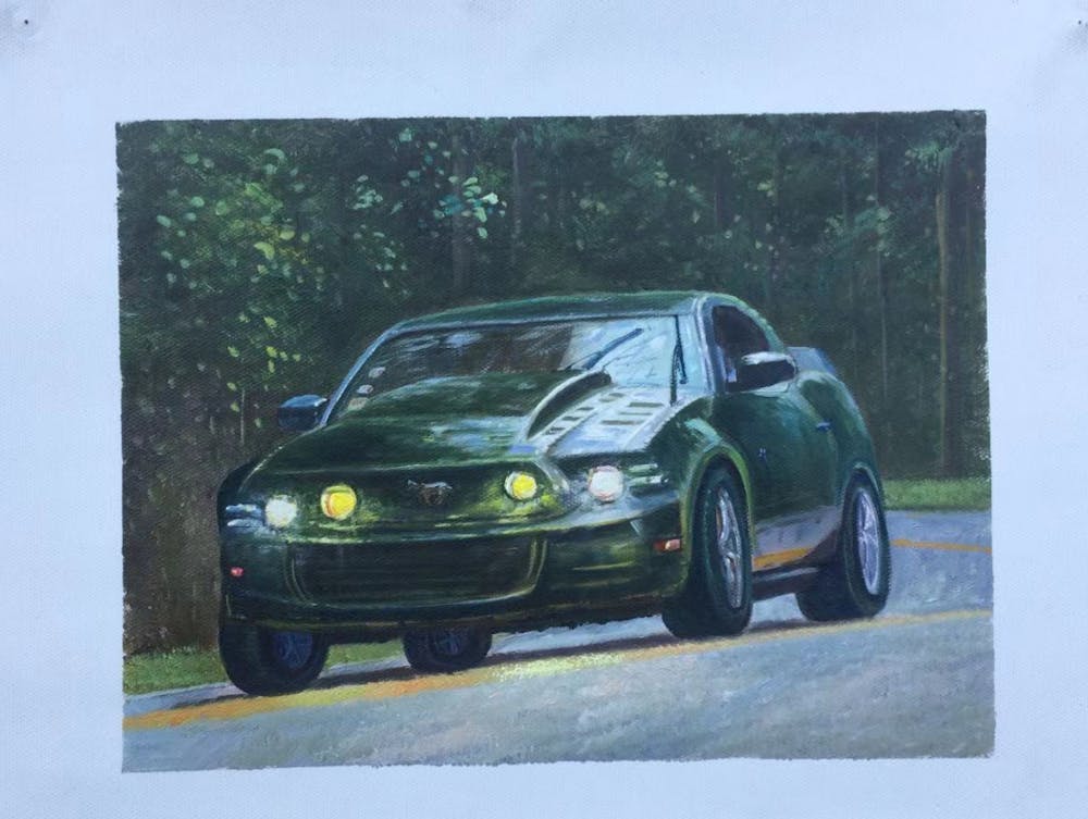 Artist-Rendered Painting