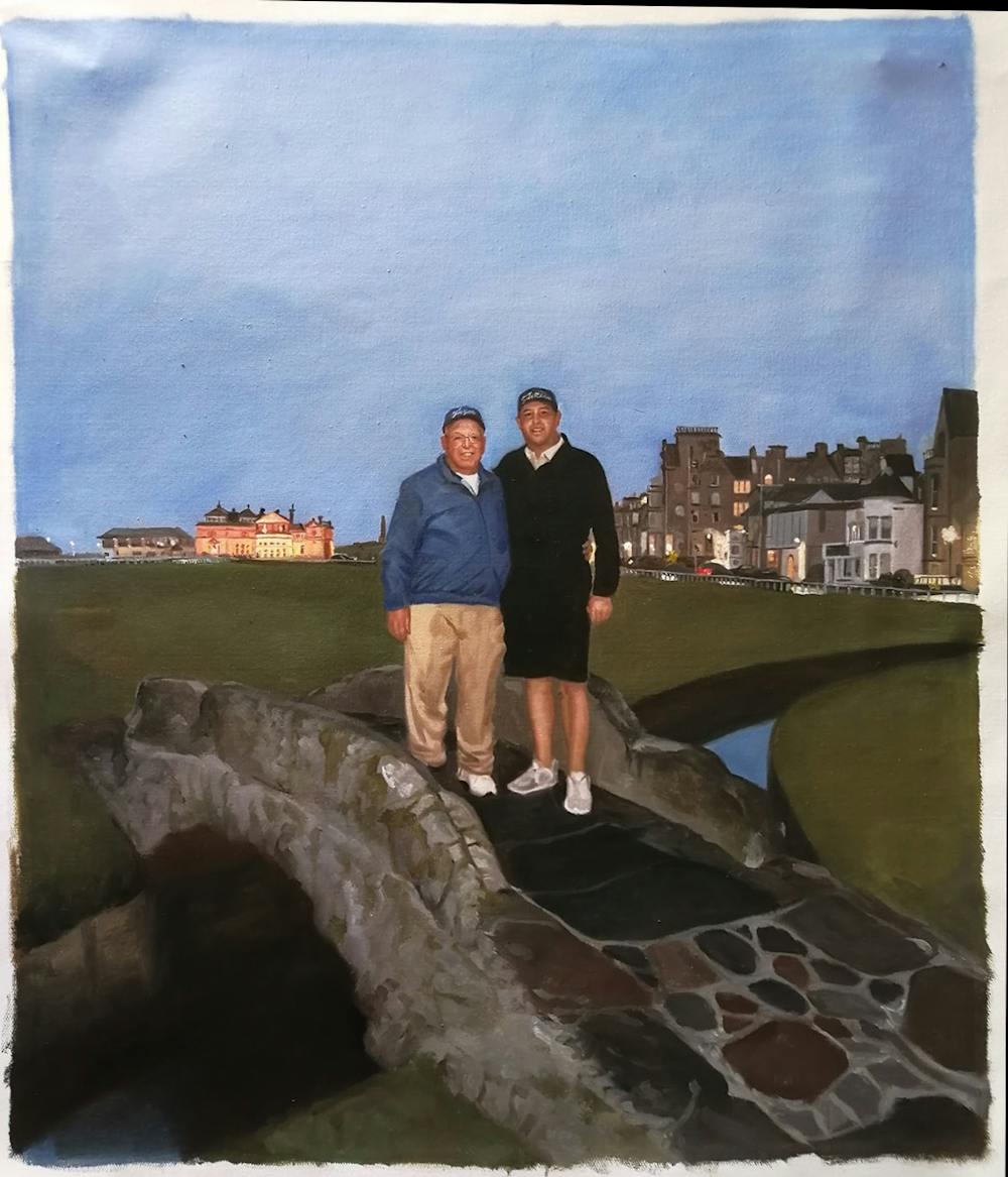 Artist-Rendered Painting