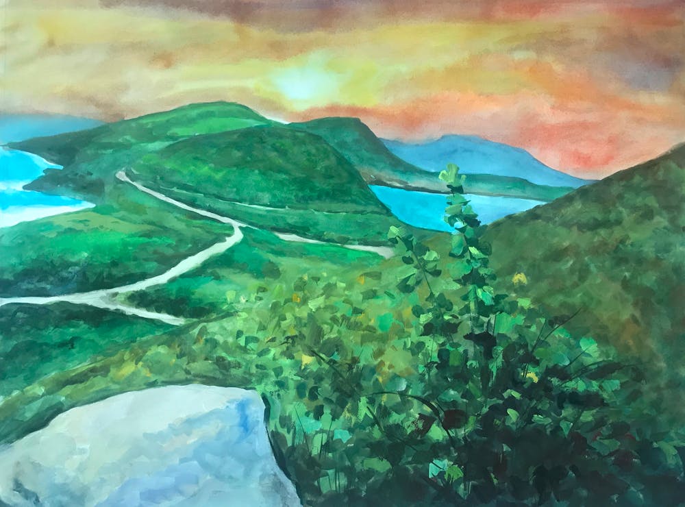 Artist-Rendered Painting