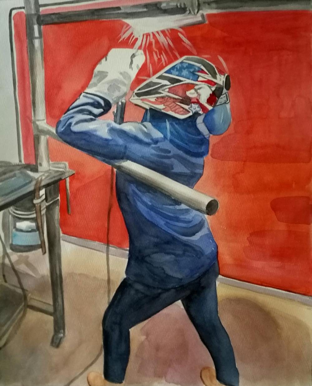 Artist-Rendered Painting