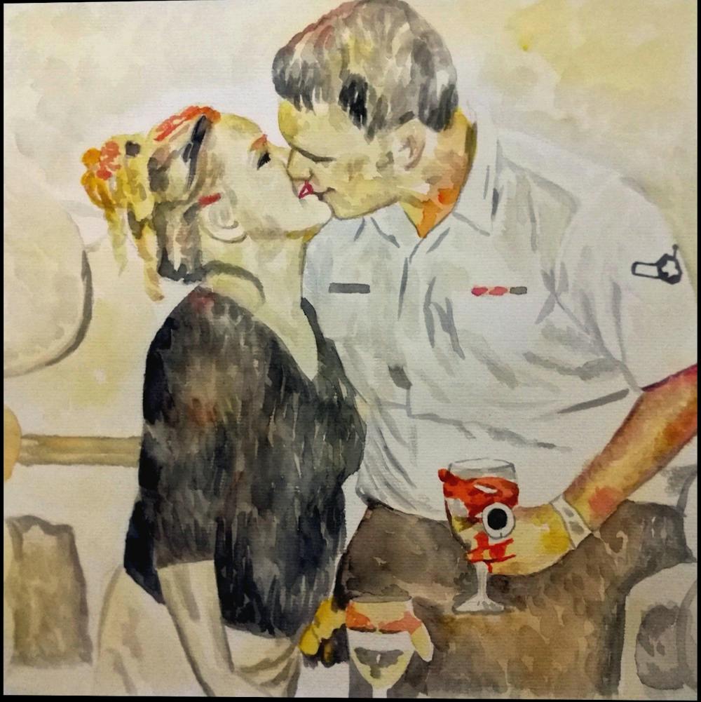 Artist-Rendered Painting