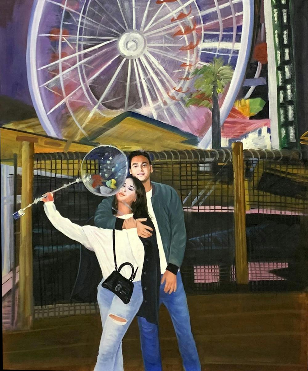 Artist-Rendered Painting