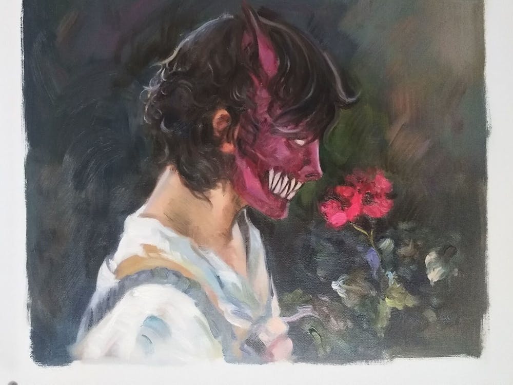 Artist-Rendered Painting