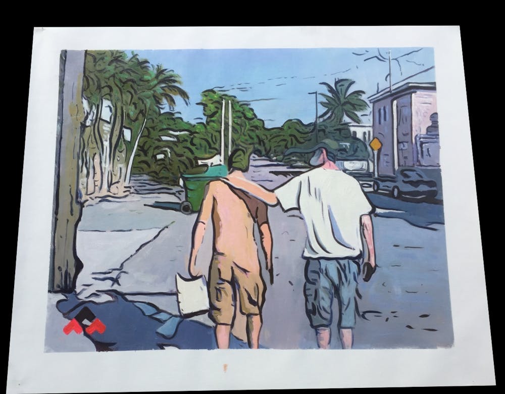 Artist-Rendered Painting