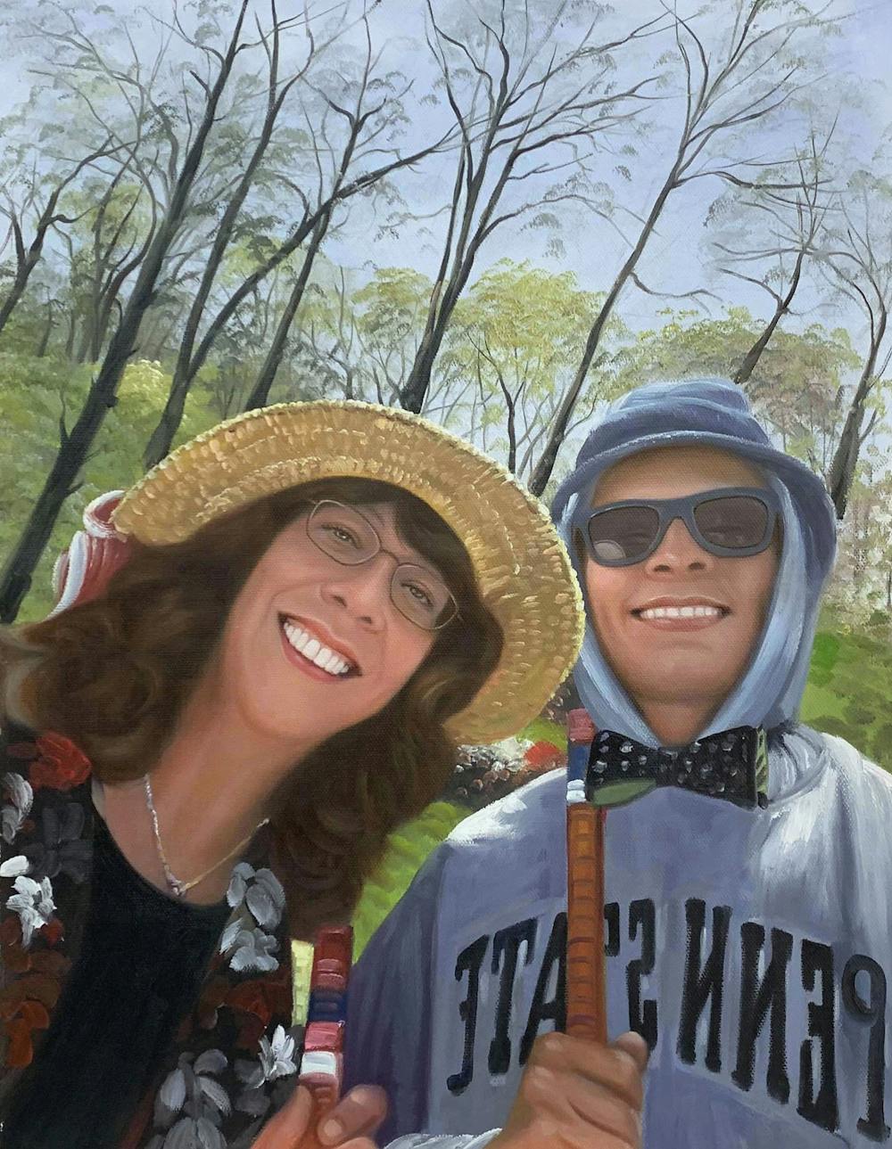 Artist-Rendered Painting