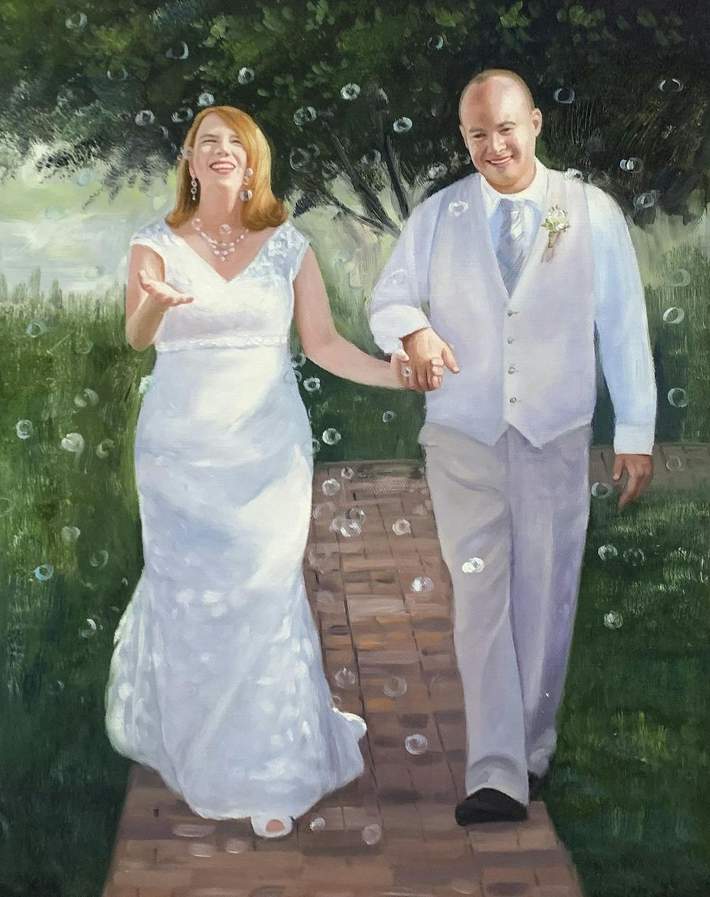 Artist-Rendered Painting