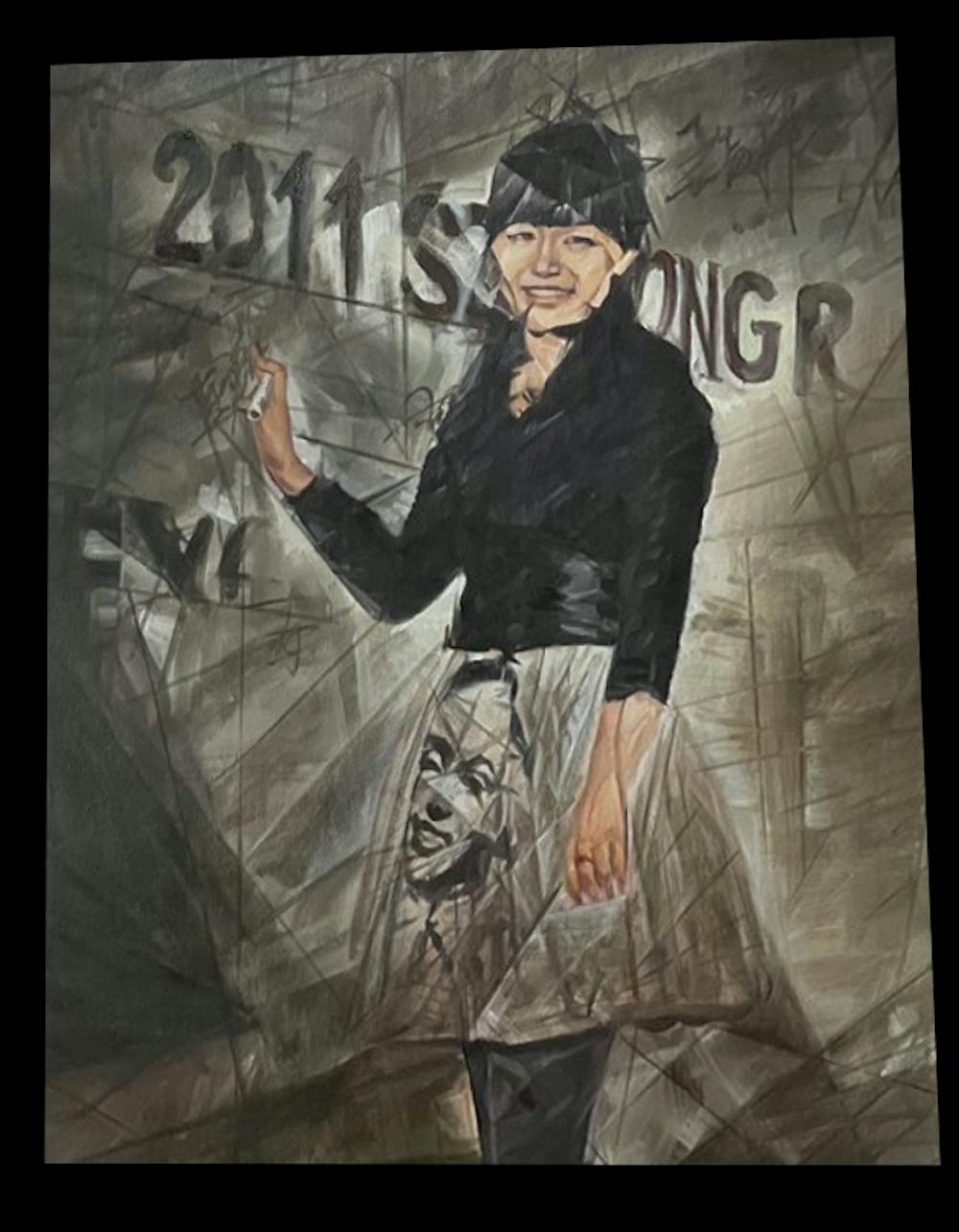 Artist-Rendered Painting