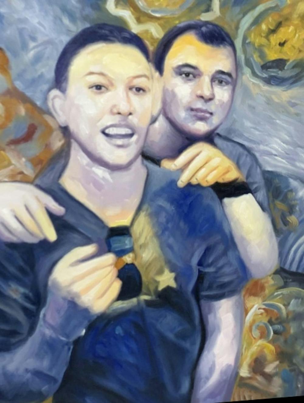 Artist-Rendered Painting