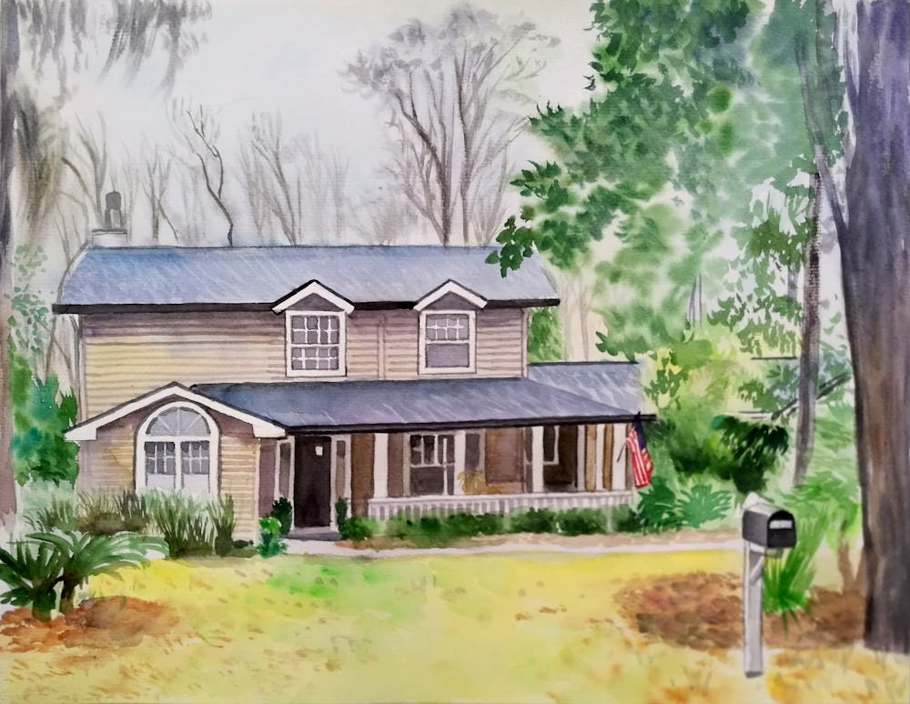 Artist-Rendered Painting