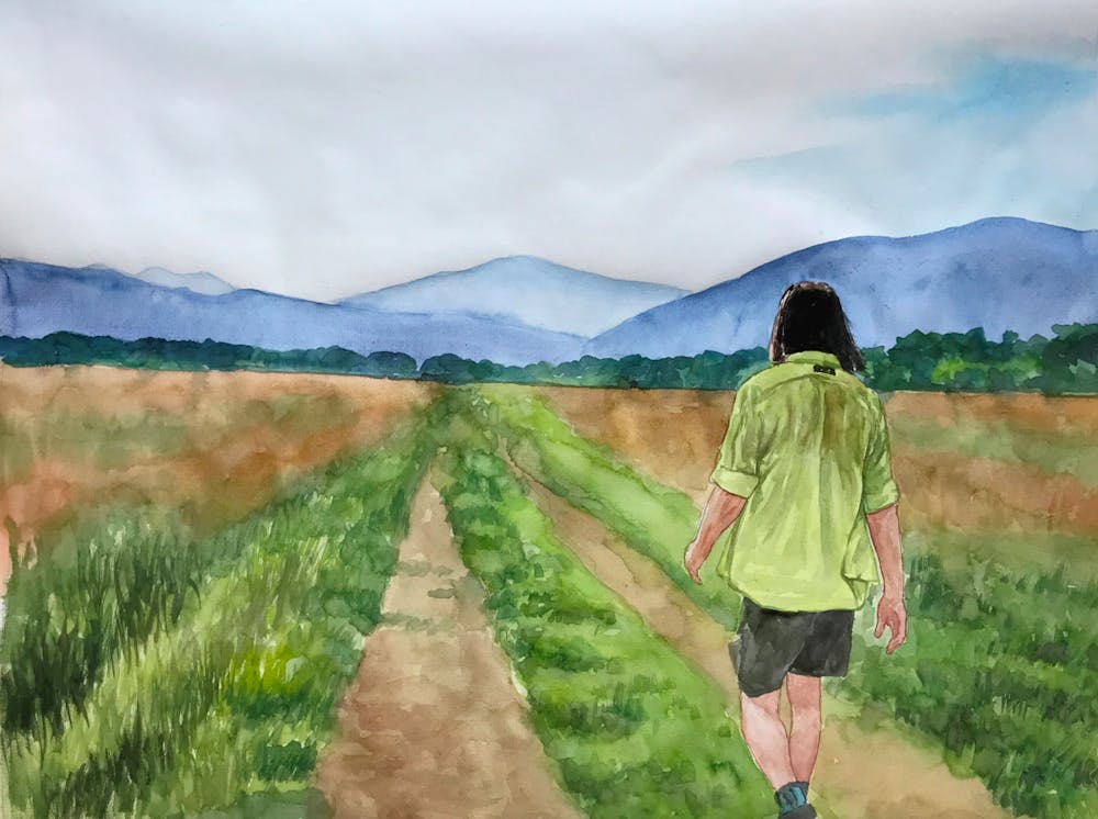 Artist-Rendered Painting