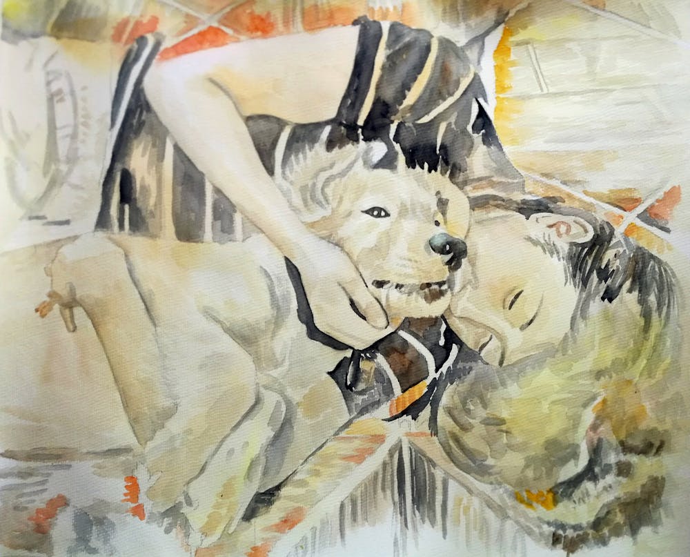 Artist-Rendered Painting