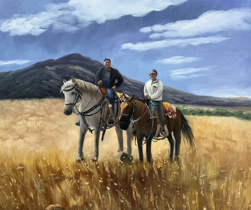 Artist-Rendered Painting