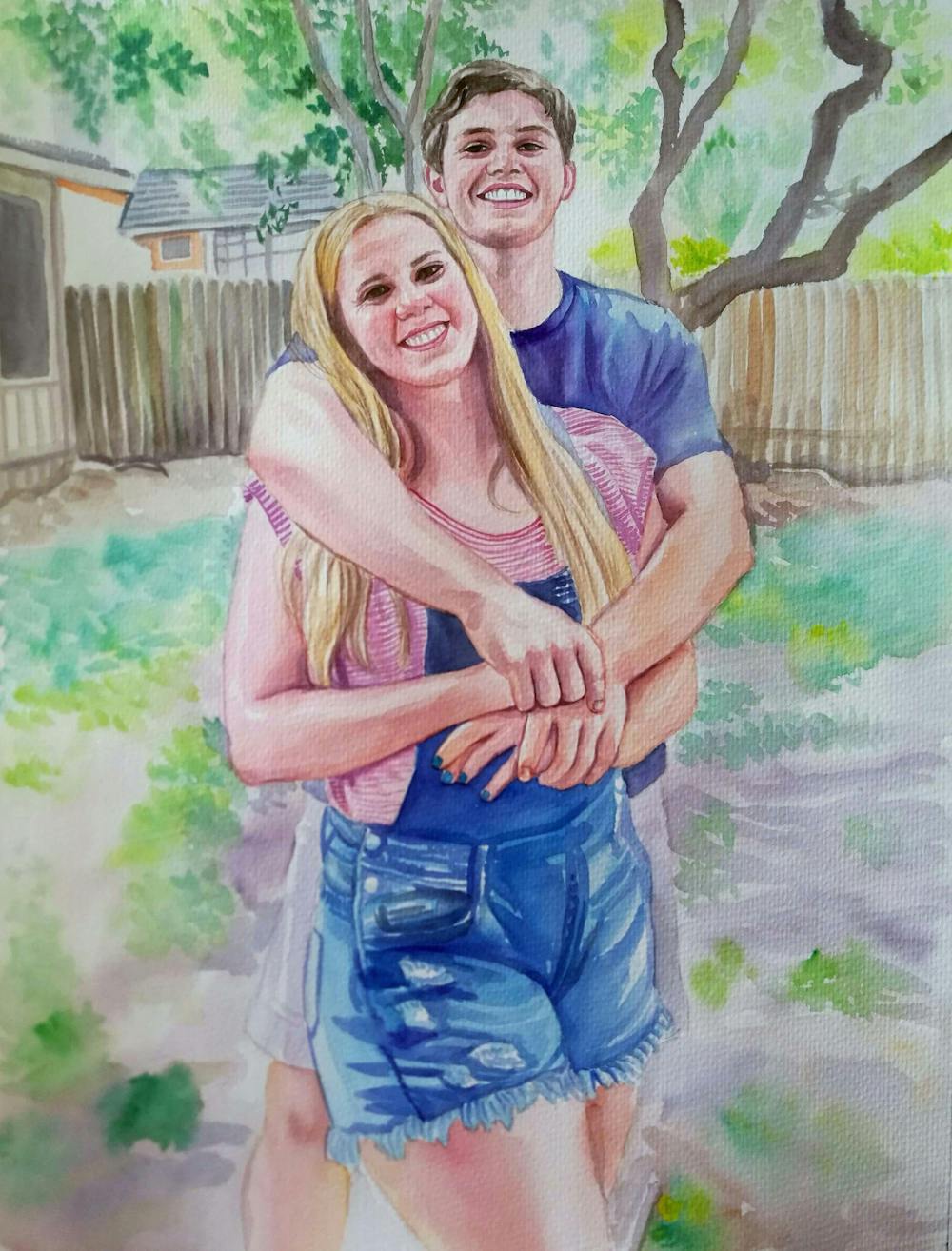 Artist-Rendered Painting