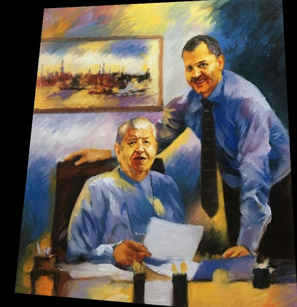 Artist-Rendered Painting