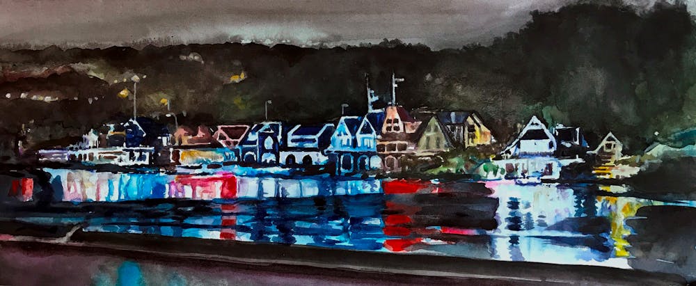 Artist-Rendered Painting