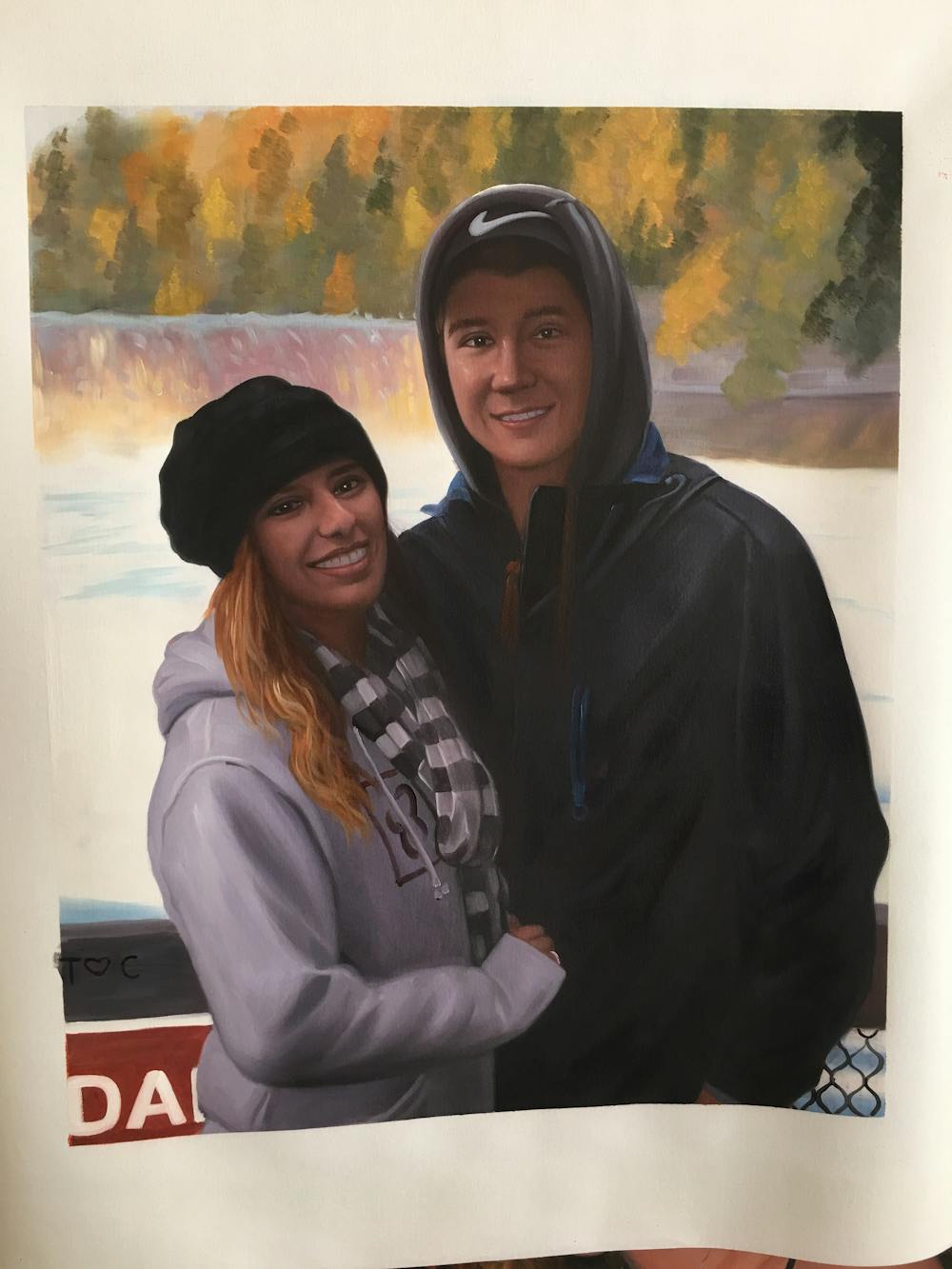 Artist-Rendered Painting