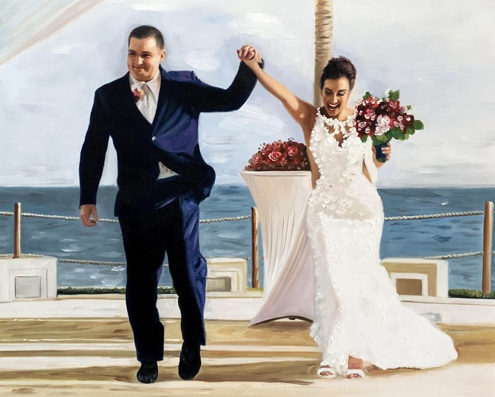 Artist-Rendered Painting