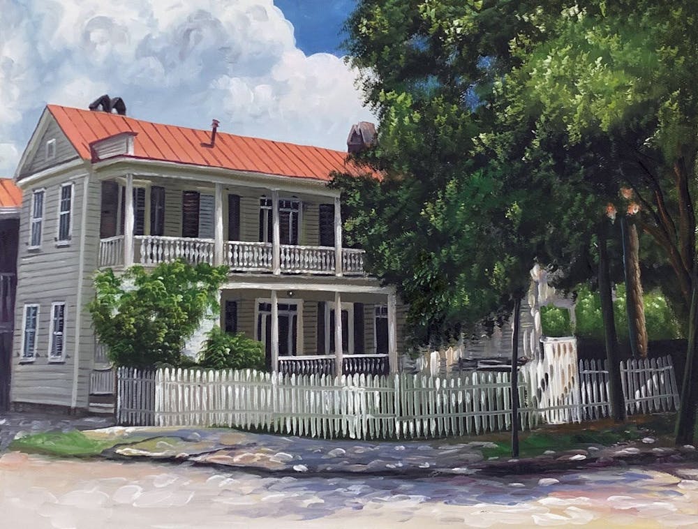 Artist-Rendered Painting