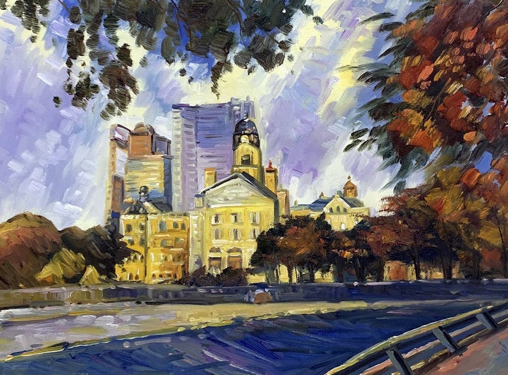 Artist-Rendered Painting