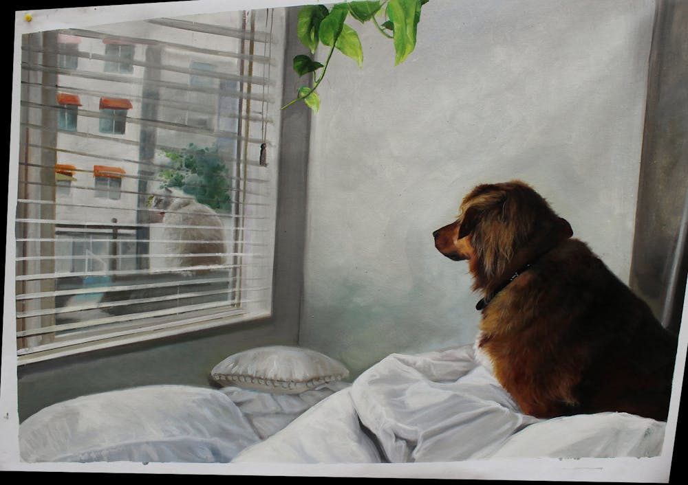 Artist-Rendered Painting