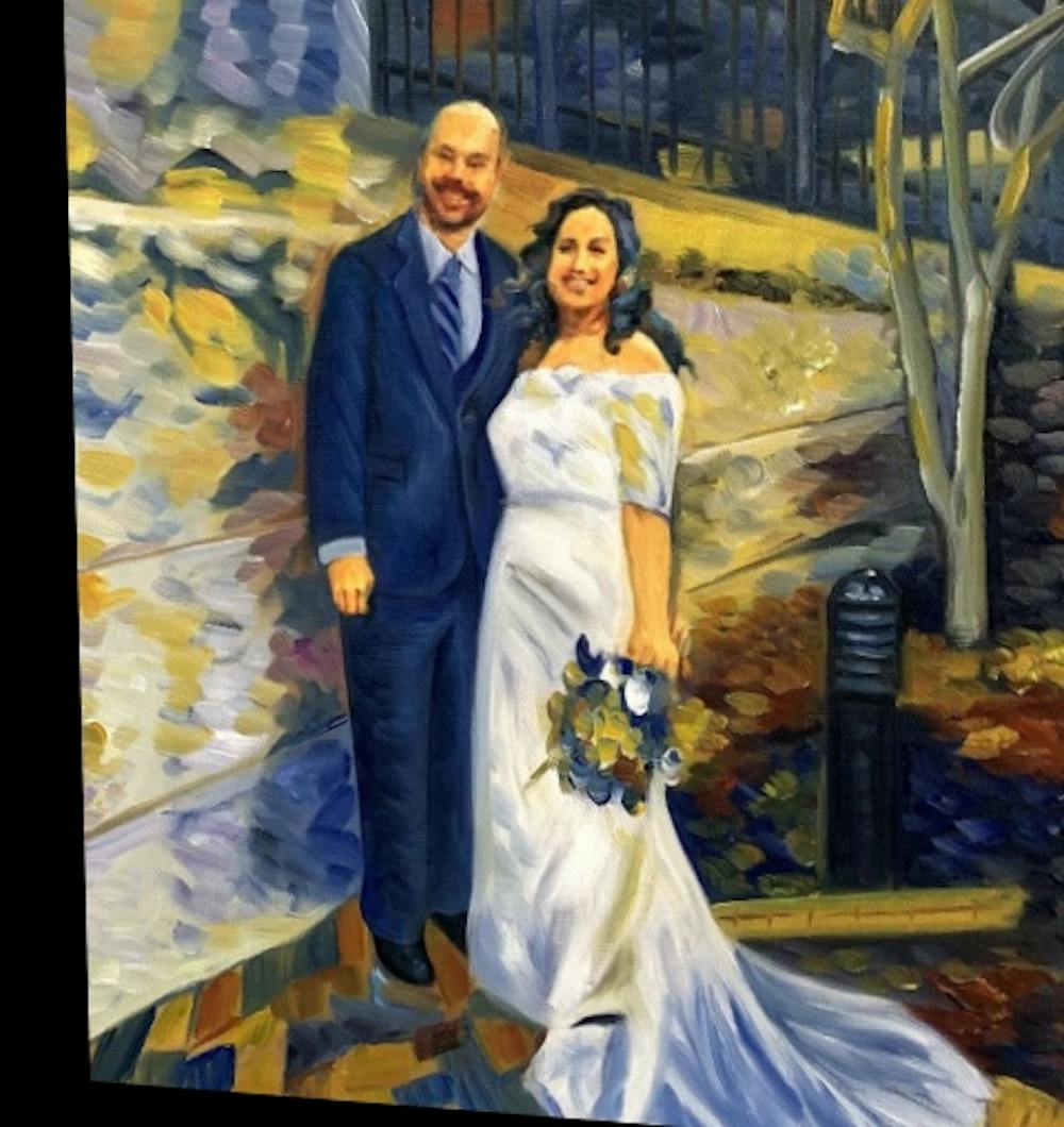 Artist-Rendered Painting