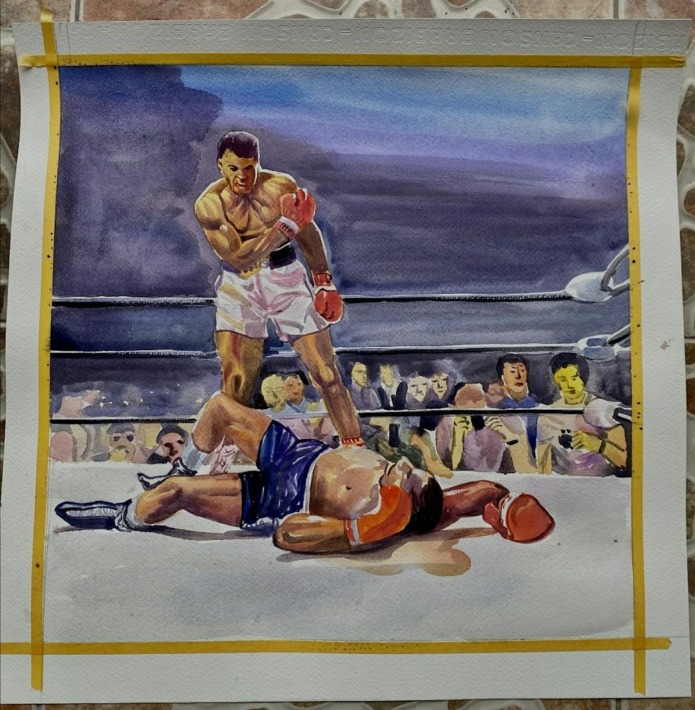 Artist-Rendered Painting